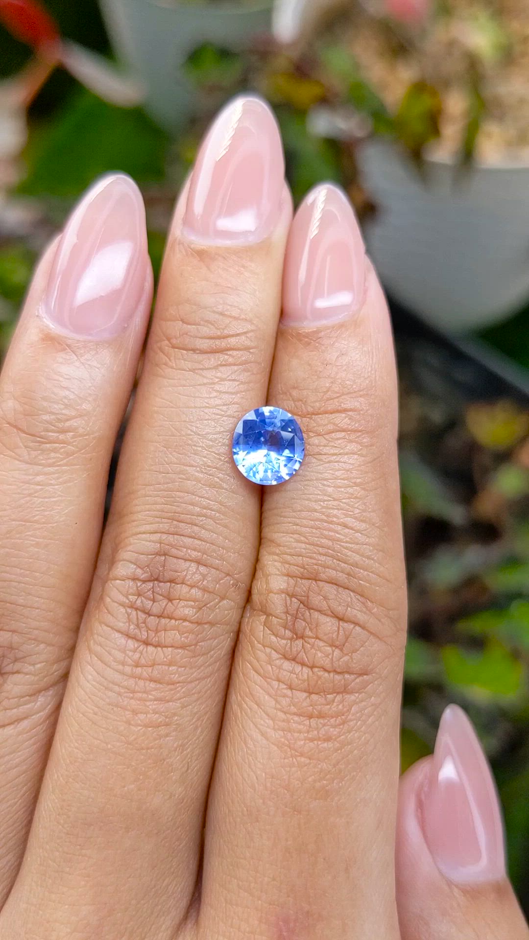 1.95 Ct. Blue Sapphire from Ceylon (Sri Lanka) Size Video