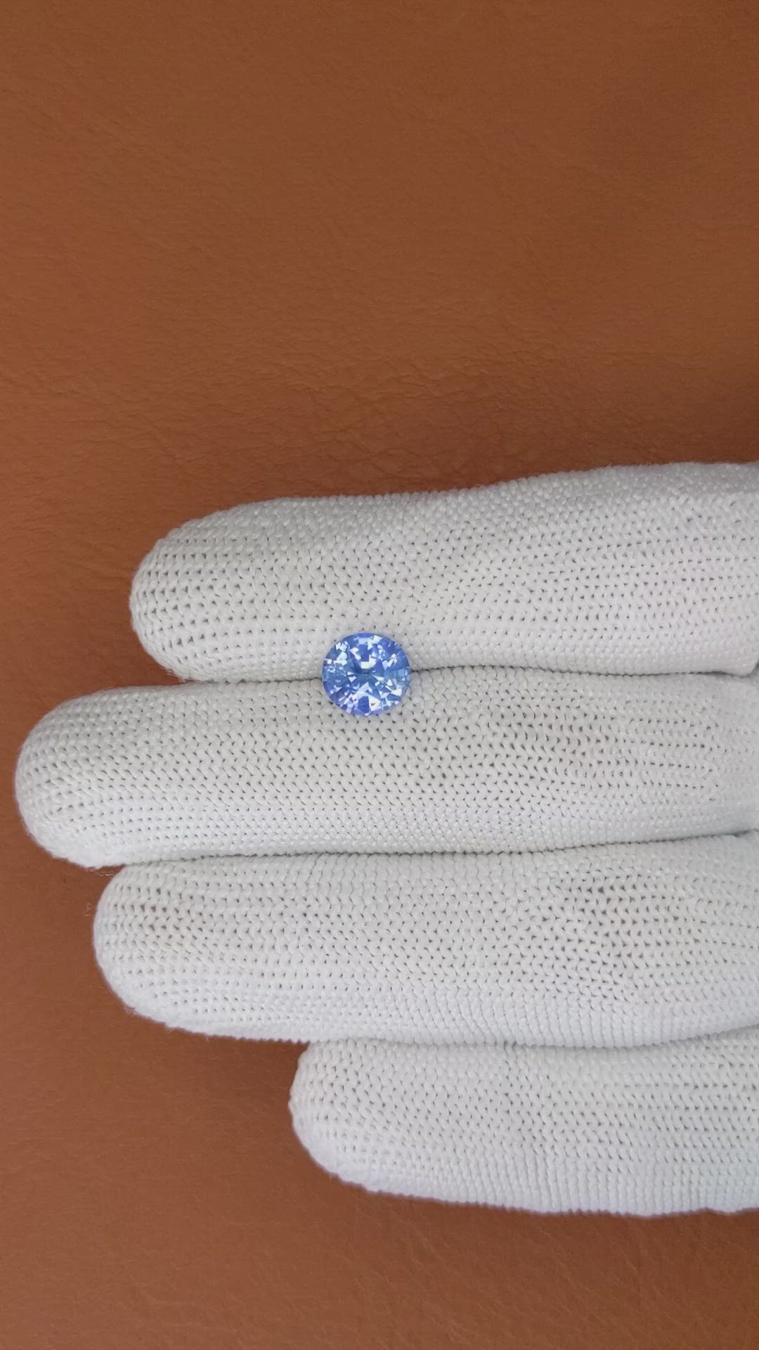 1.95 Ct. Blue Sapphire from Ceylon (Sri Lanka) Size Video