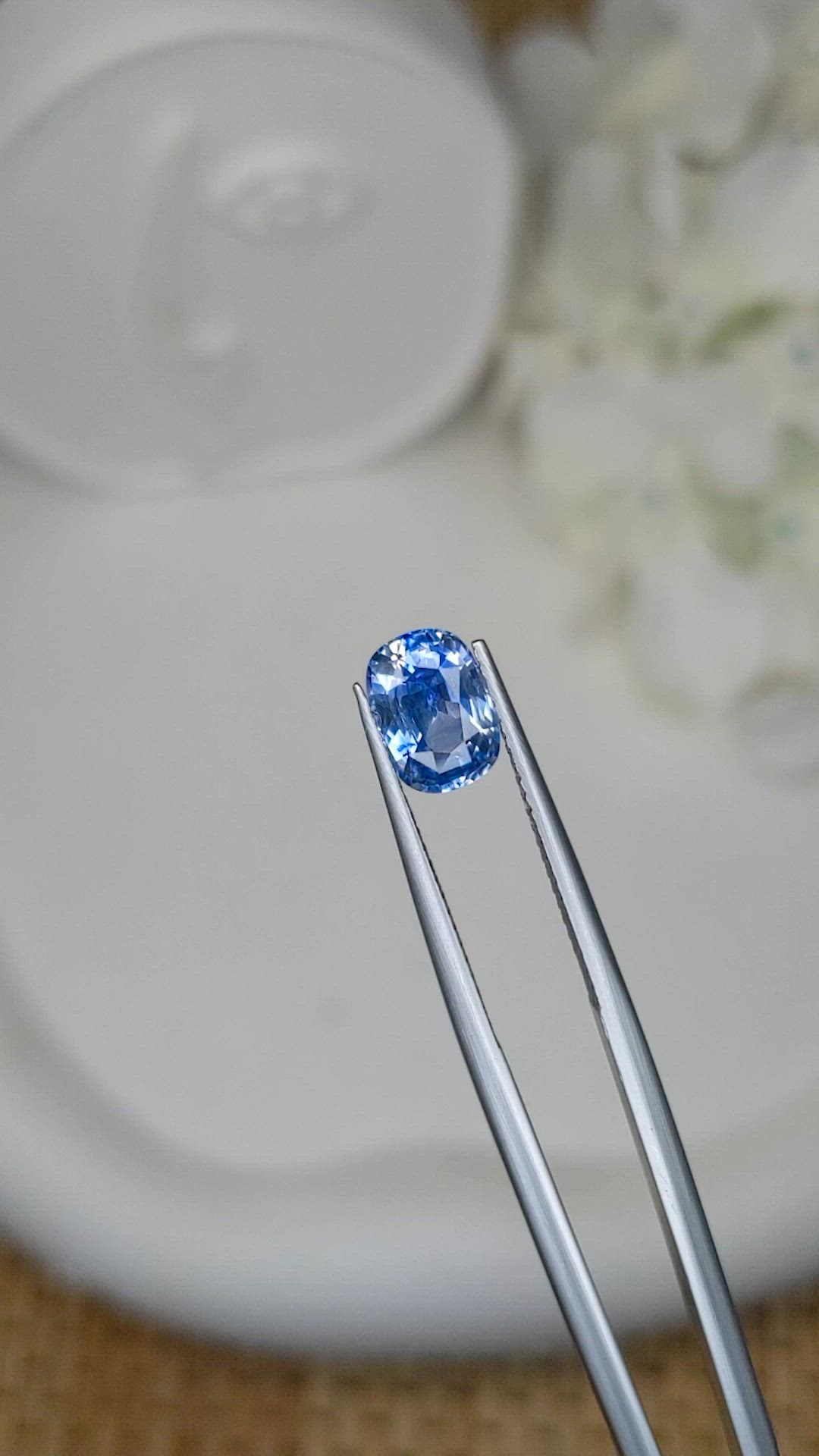 1.97 Ct. Blue Sapphire from Ceylon (Sri Lanka) Size Video