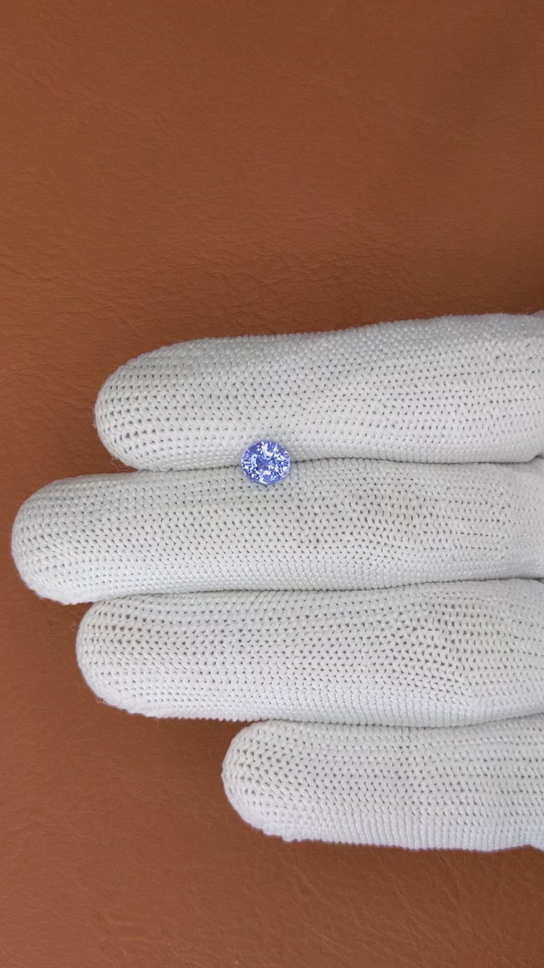 1.09 Ct. Blue Sapphire from Ceylon (Sri Lanka) Size Video