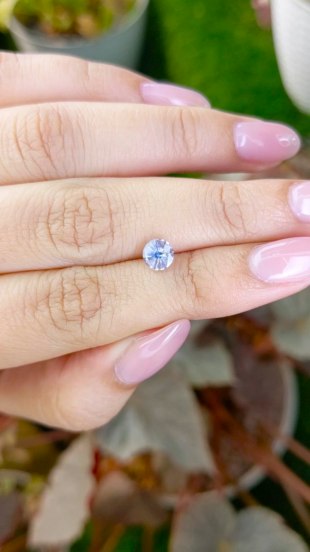 1.00 Ct. Blue Sapphire from Ceylon (Sri Lanka) Size Video