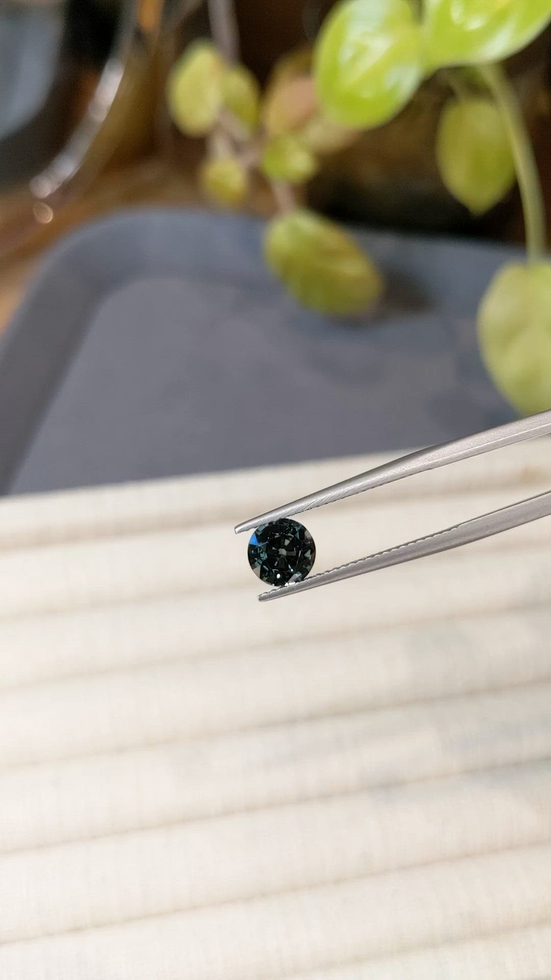 1.10 Ct. Bluish Green Sapphire from Ceylon (Sri Lanka) Size Video