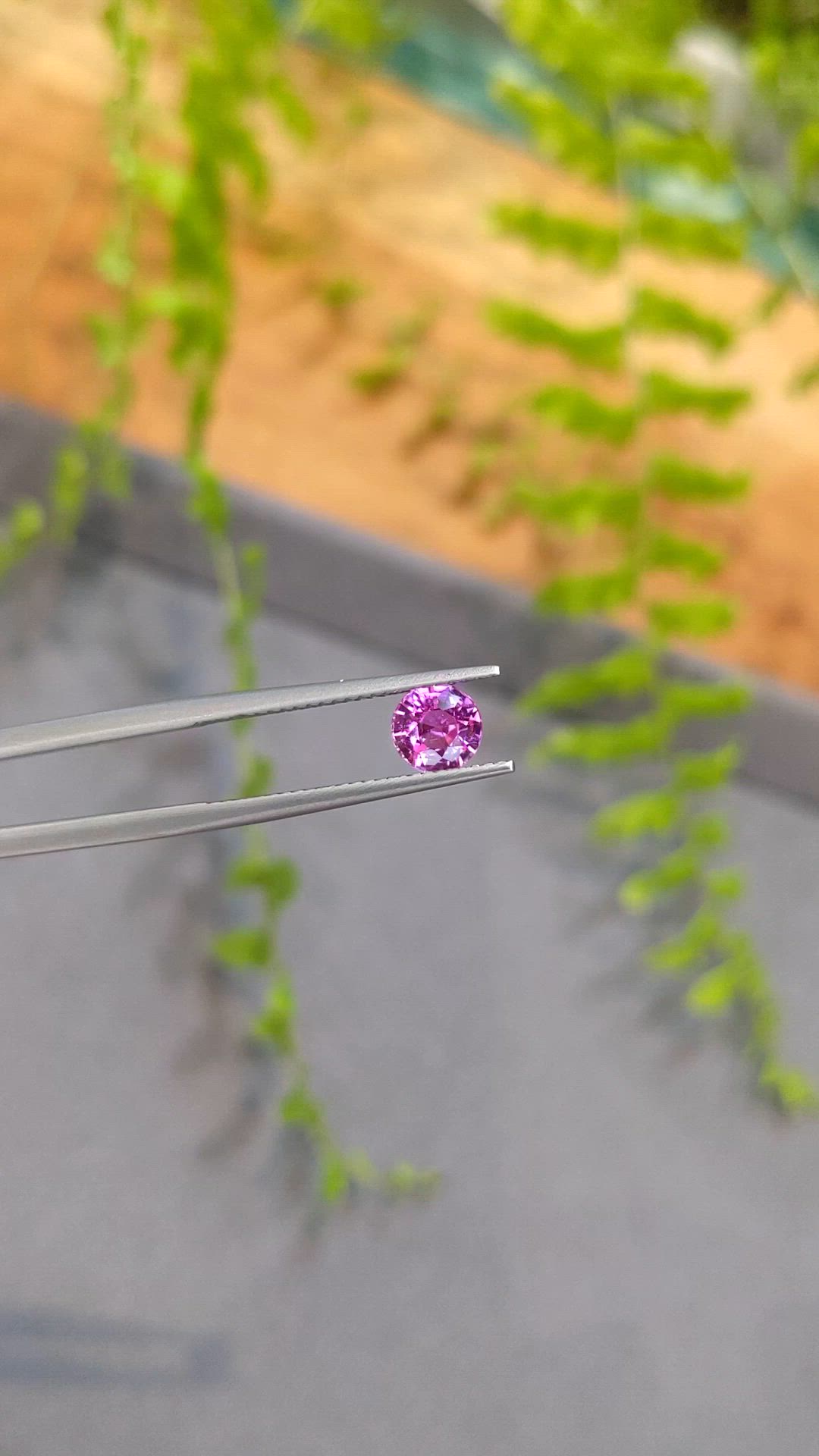 1.09 Ct. Pink Sapphire from Ceylon (Sri Lanka) Size Video