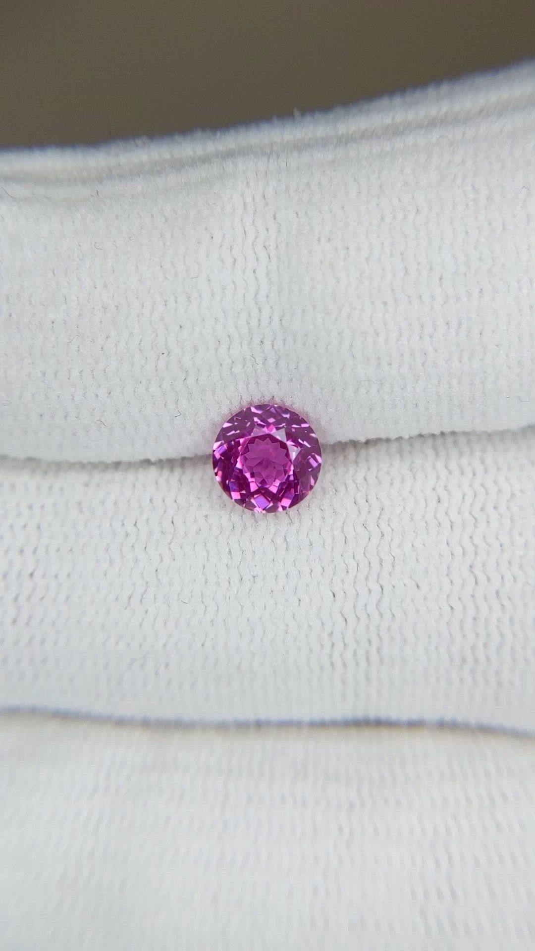 1.17 Ct. Pink Sapphire from Ceylon (Sri Lanka) Size Video