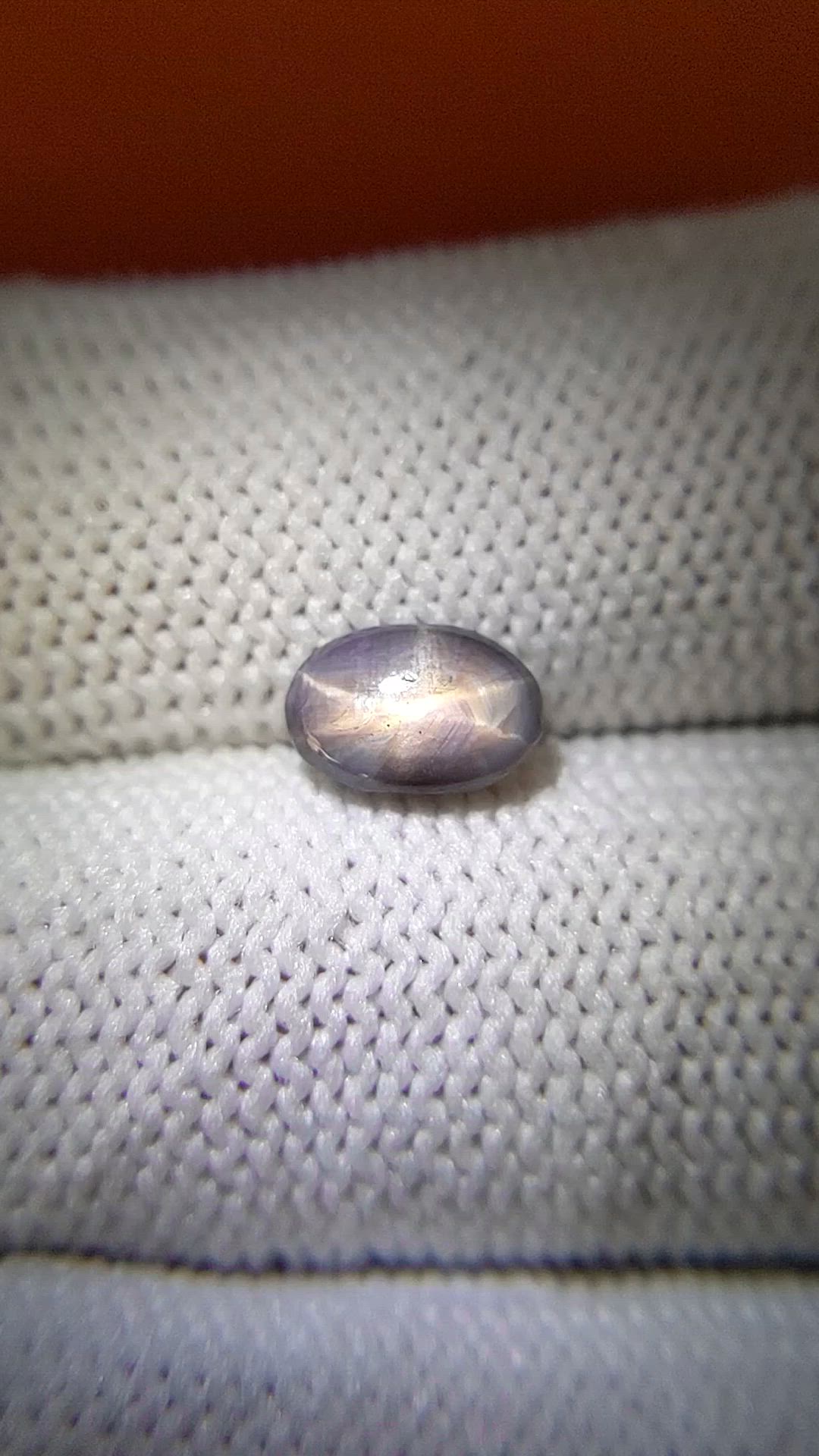 1.42 Ct. Greyish Blue Star Sapphire from Ceylon (Sri Lanka) Size Video
