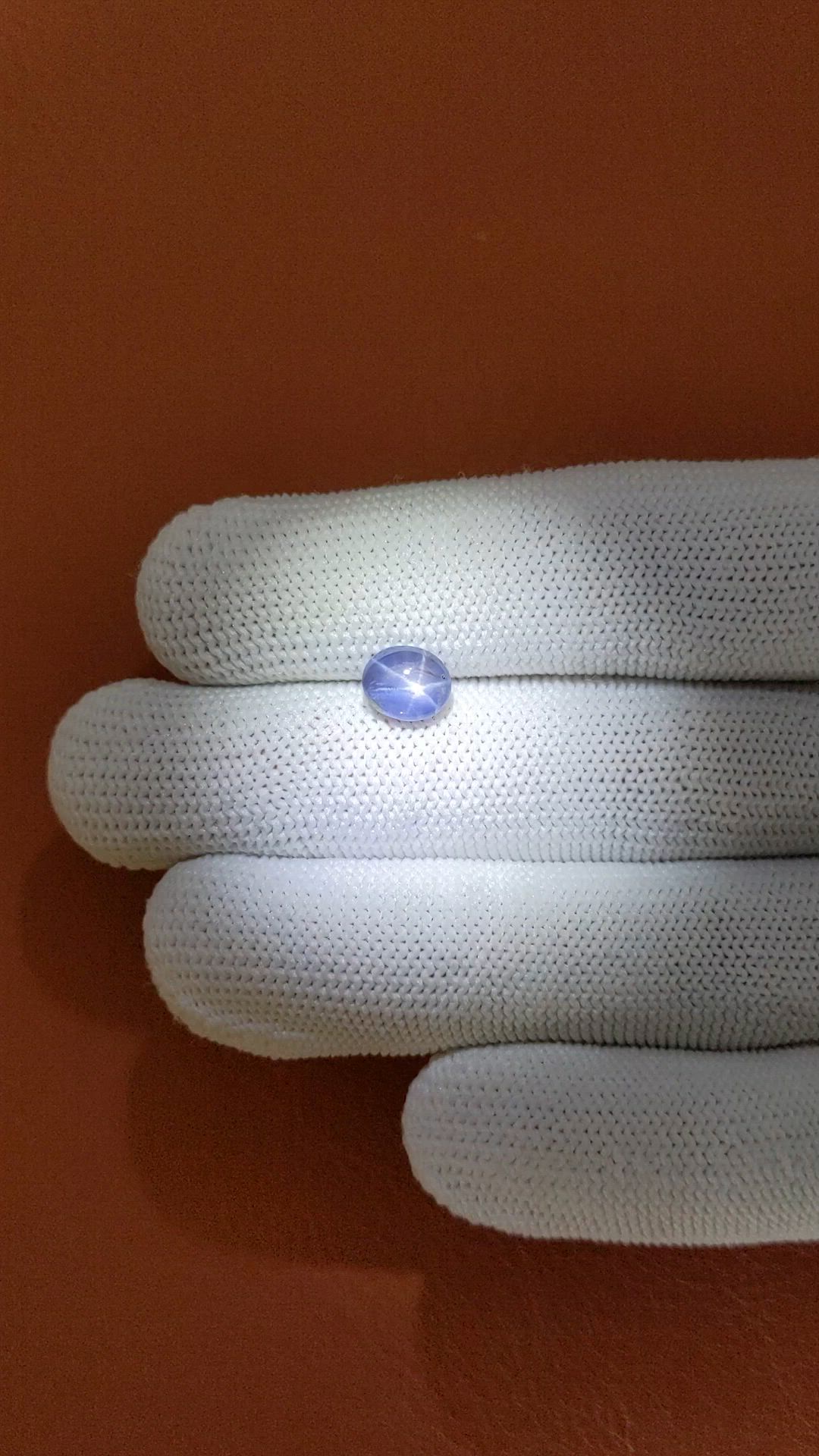 1.75 Ct. Blue Star Sapphire from Ceylon (Sri Lanka) Size Video