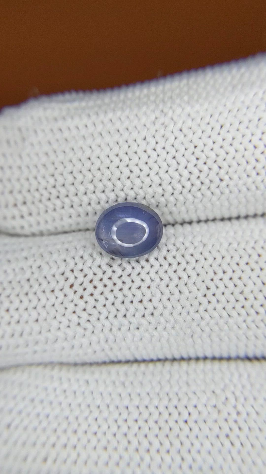 1.75 Ct. Blue Star Sapphire from Ceylon (Sri Lanka) Size Video