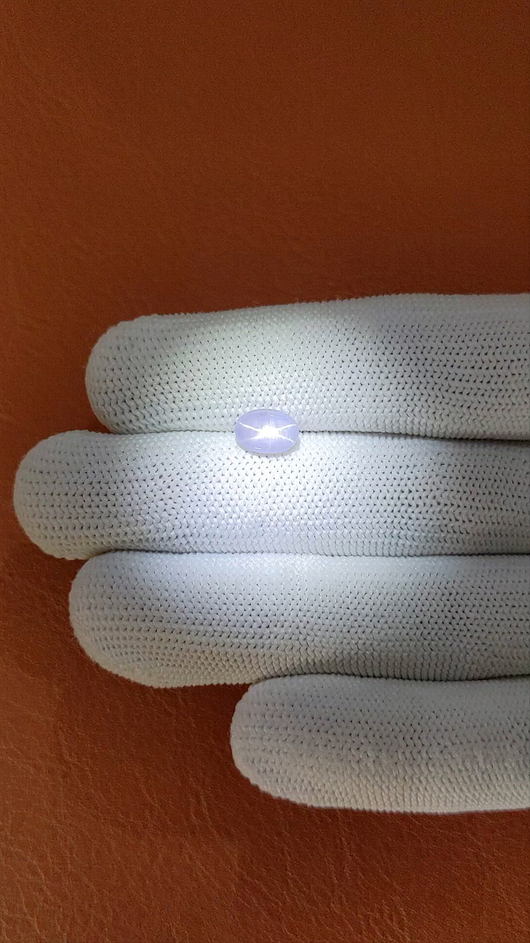 1.63 Ct. Blue Star Sapphire from Ceylon (Sri Lanka) Size Video