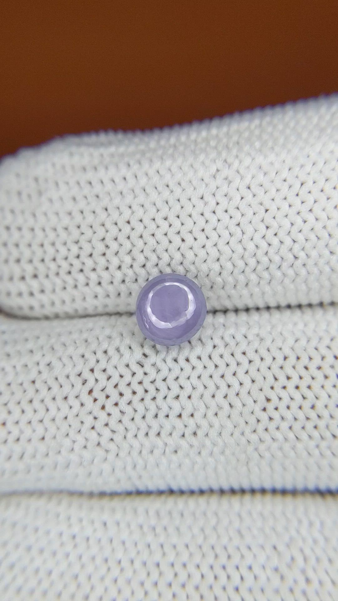 1.26 Ct. Bluish Purple Star Sapphire from Ceylon (Sri Lanka) Size Video