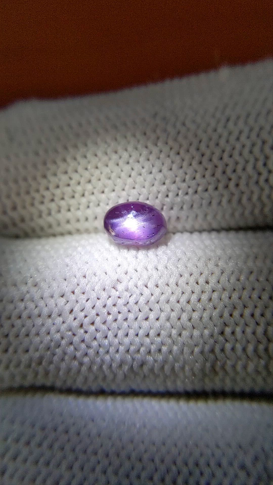 1.04 Ct. Purple Star Sapphire from Ceylon (Sri Lanka) Size Video