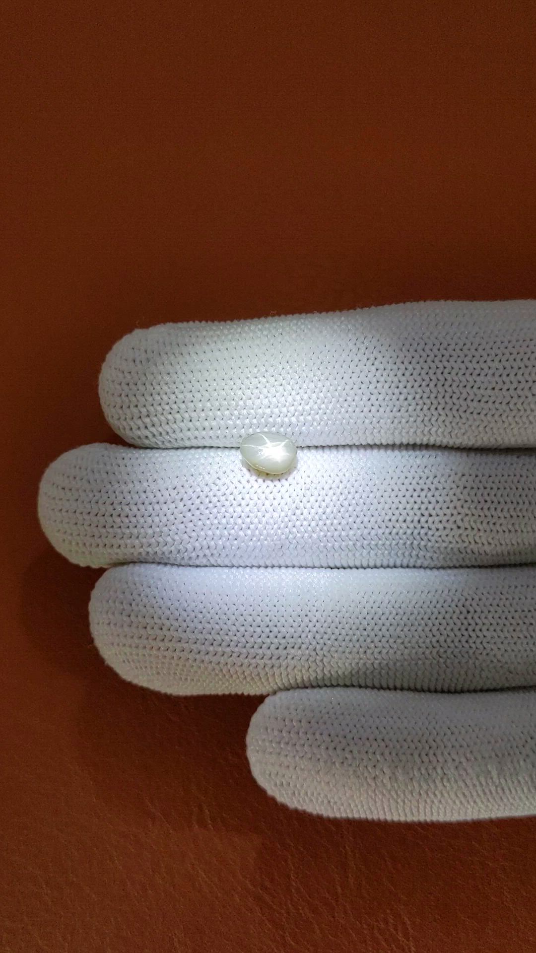 1.48 Ct. Grey Star Sapphire from Ceylon (Sri Lanka) Size Video