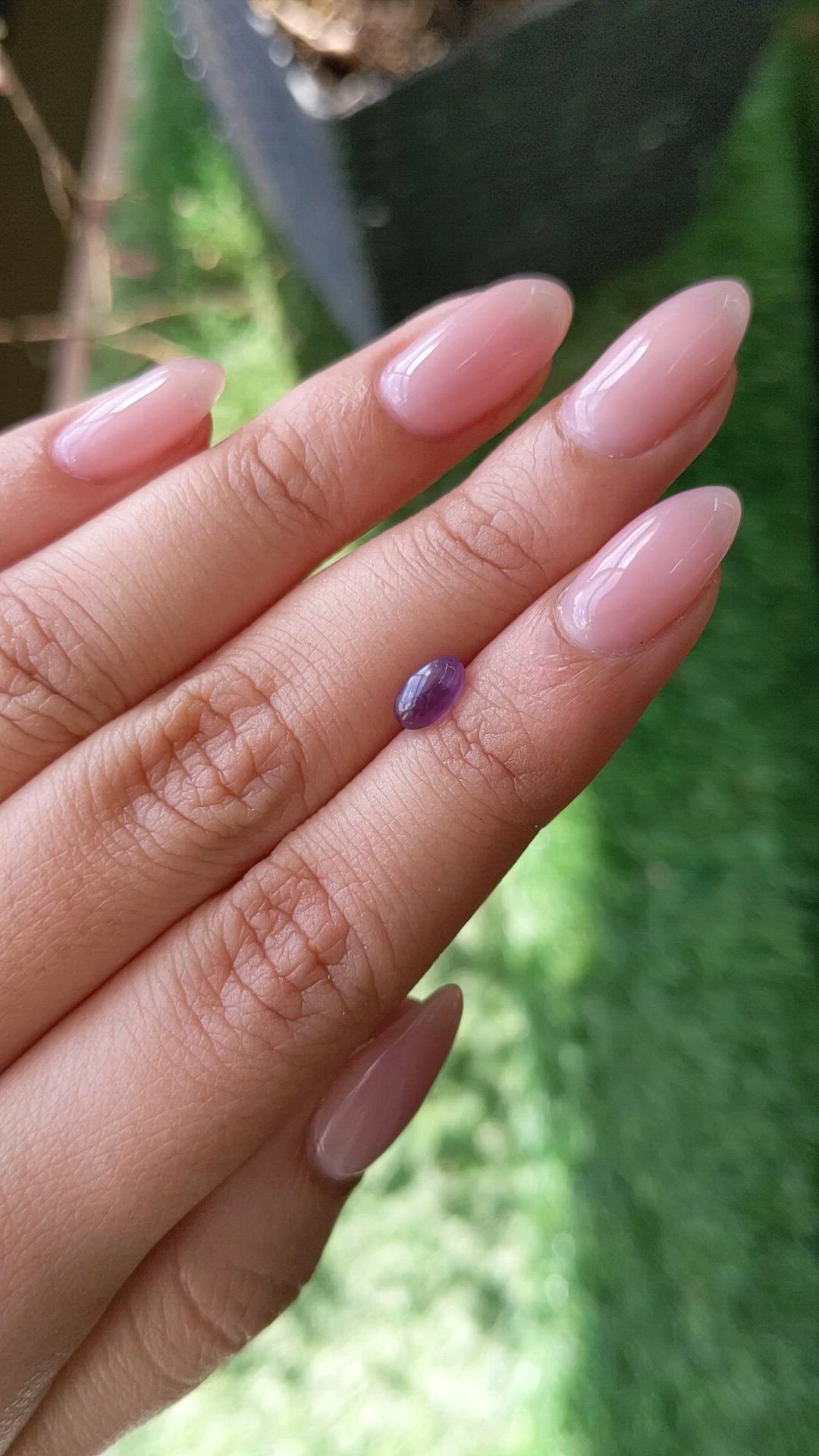 0.89 Ct. Purple Star Sapphire from Ceylon (Sri Lanka) Size Video