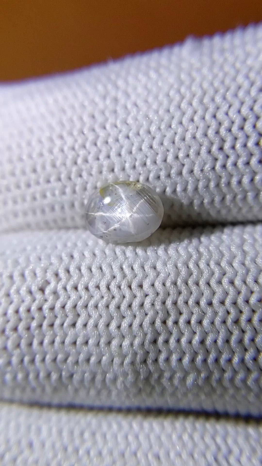 1.37 Ct. Grey Star Sapphire from Ceylon (Sri Lanka) Size Video