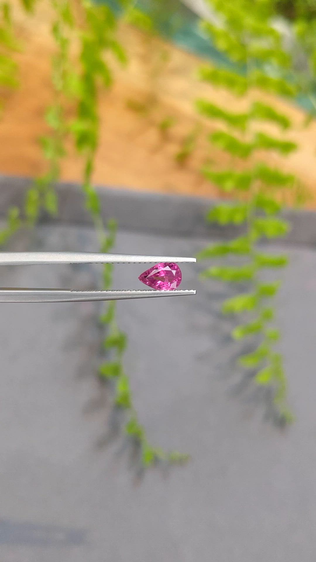 0.85 Ct. Pink Sapphire from Ceylon (Sri Lanka) Size Video