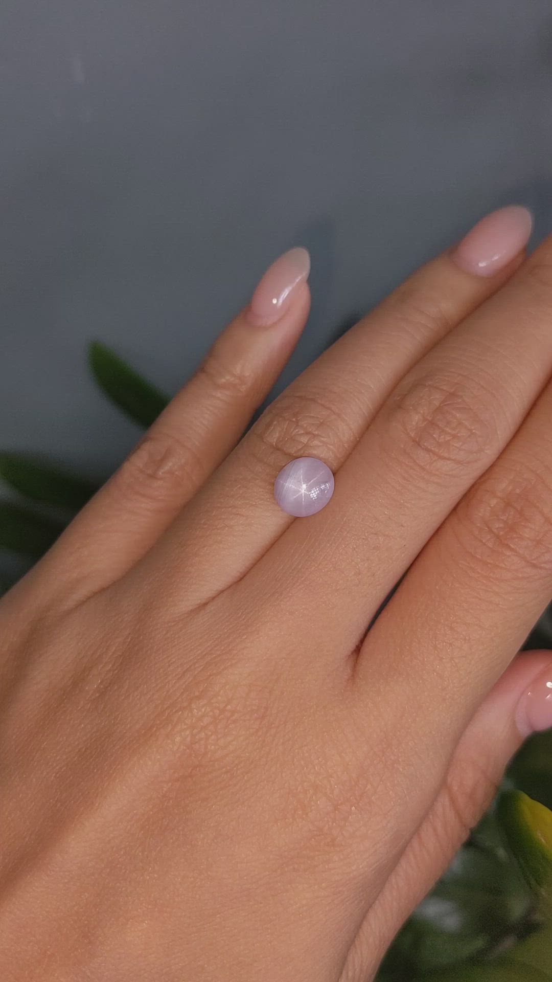 3.18 Ct. Pink Star Sapphire from Burma (Myanmar) Size Video