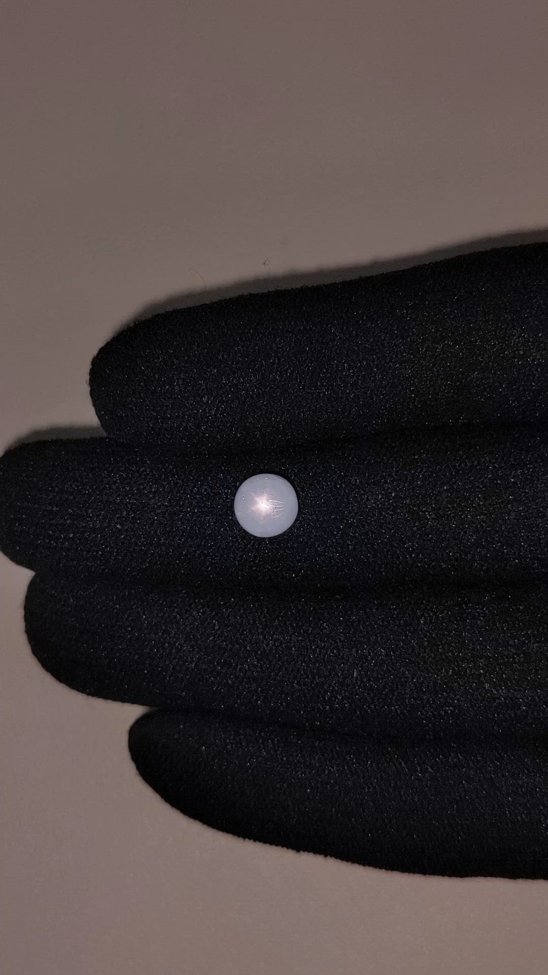2.30 Ct. White Star Sapphire from Burma (Myanmar) Size Video