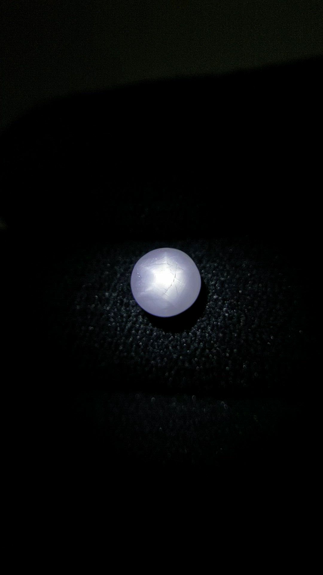 2.30 Ct. White Star Sapphire from Burma (Myanmar) Size Video