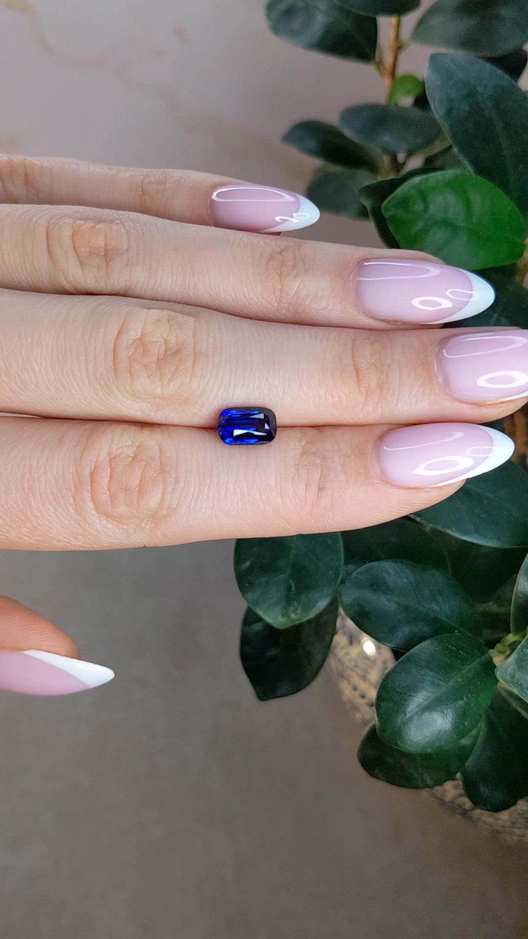 2.52 Ct. Blue Sapphire from Ceylon (Sri Lanka) Size Video