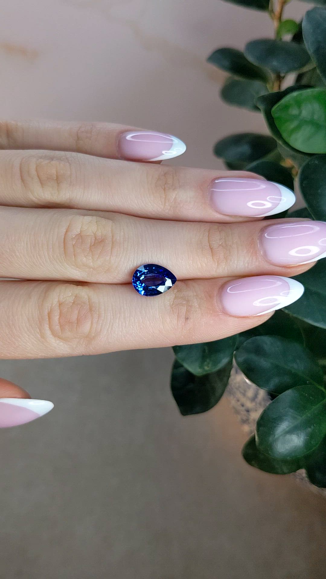 3.01 Ct. Blue Sapphire from Ceylon (Sri Lanka) Size Video