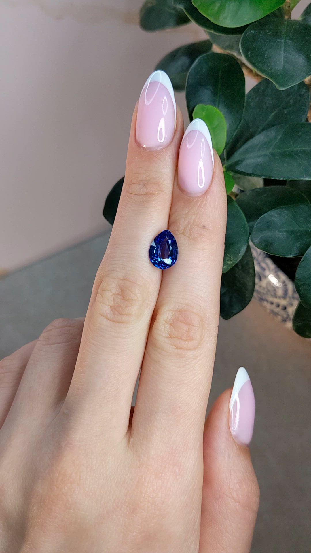 3.01 Ct. Blue Sapphire from Ceylon (Sri Lanka) Size Video