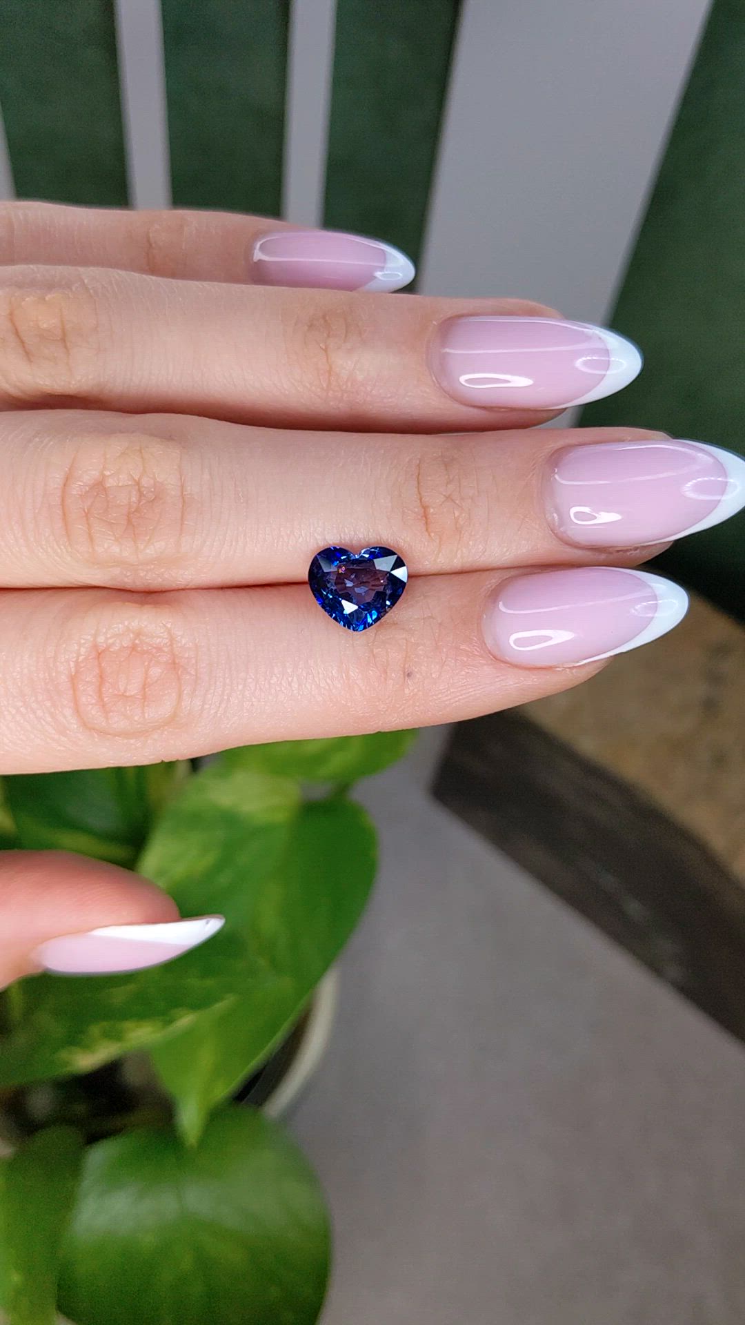 3.08 Ct. Blue Sapphire from Ceylon (Sri Lanka) Size Video