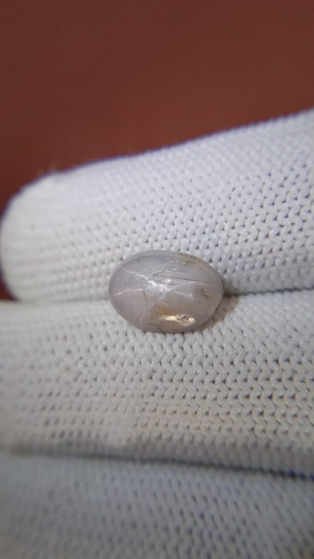 4.12 Ct. Grey Star Sapphire from Ceylon (Sri Lanka) Size Video