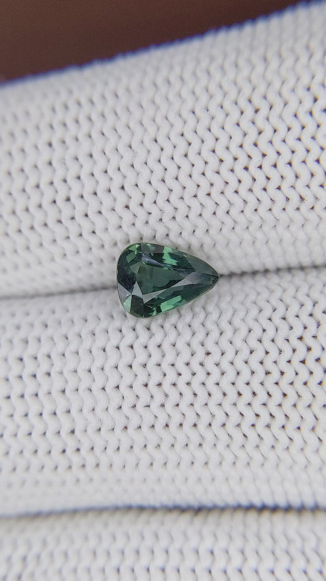 1.07 Ct. Bluish Green Sapphire from Tanzania Size Video