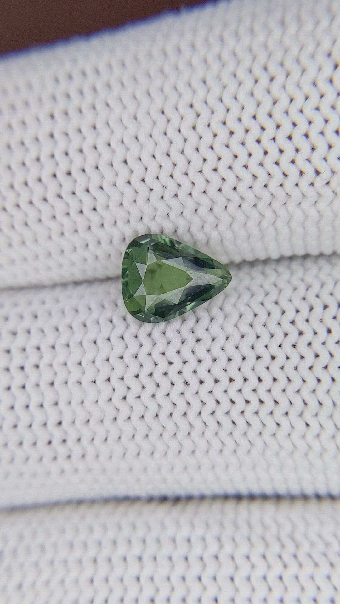 1.04 Ct. Bluish Green Sapphire from Tanzania Size Video
