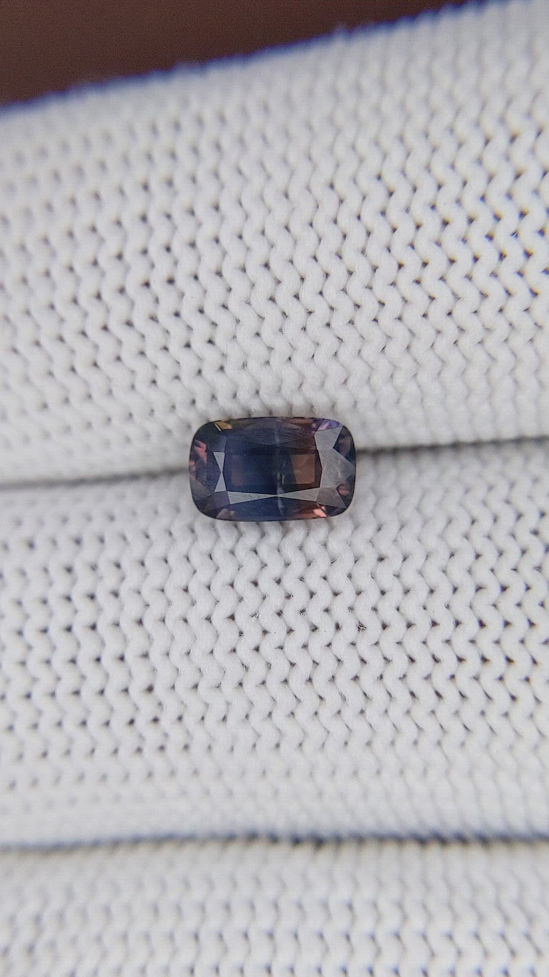 1.08 Ct. Bi Color / Parti Sapphire from Tanzania Size Video