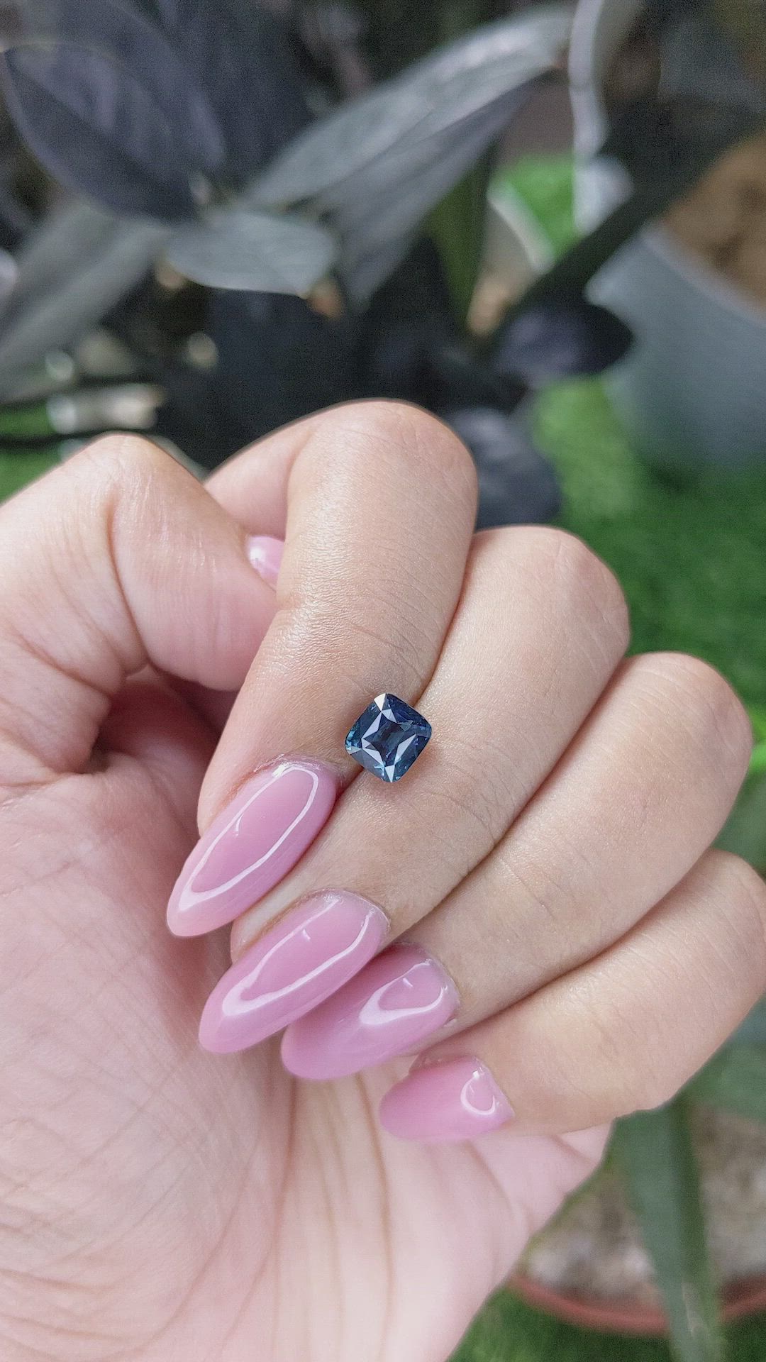 1.56 Ct. Blue Sapphire from Madagascar Size Video