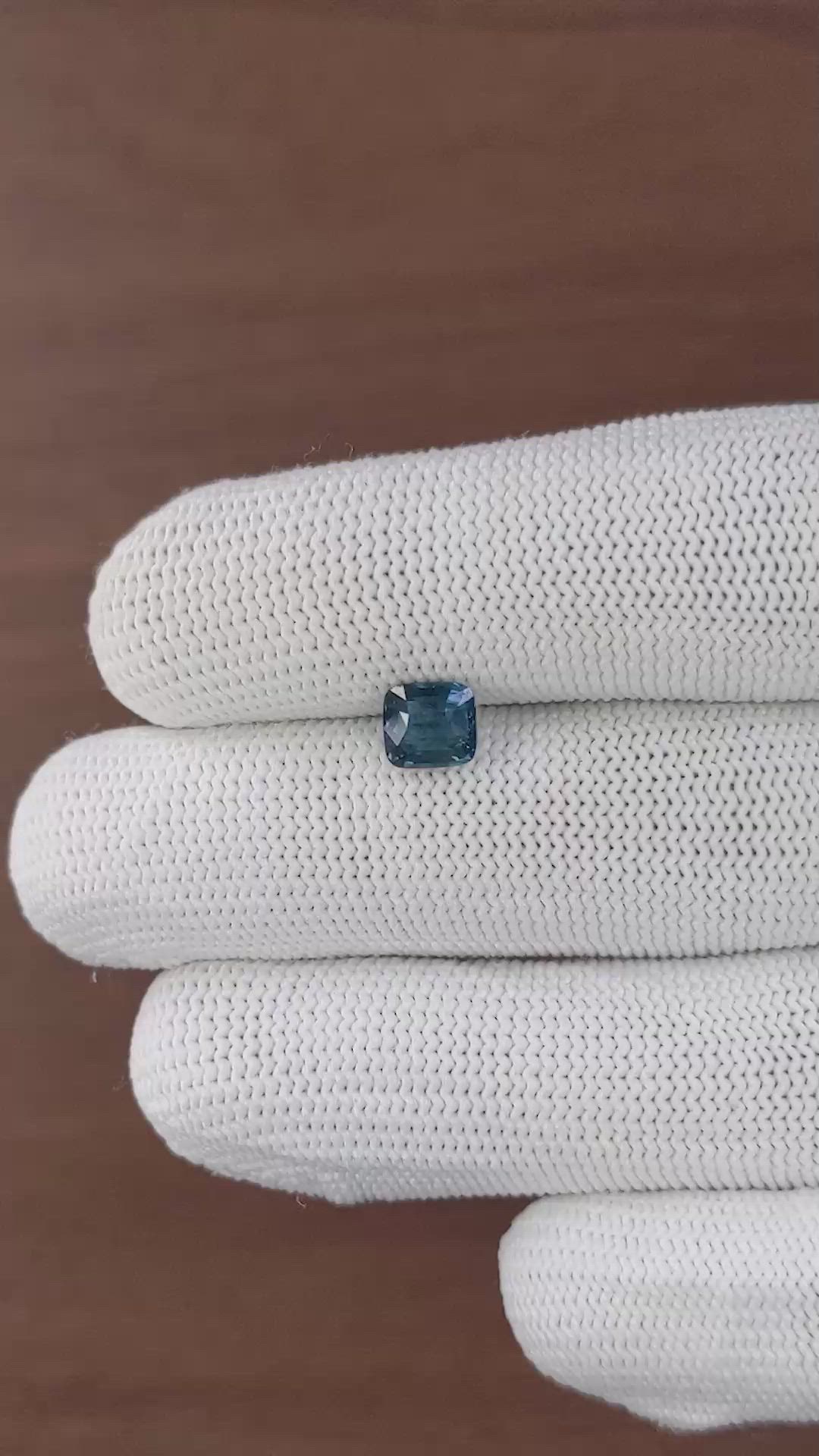 1.56 Ct. Blue Sapphire from Madagascar Size Video