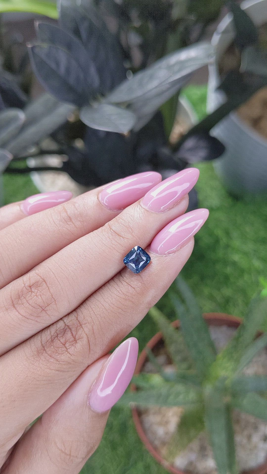 1.56 Ct. Blue Sapphire from Madagascar Size Video