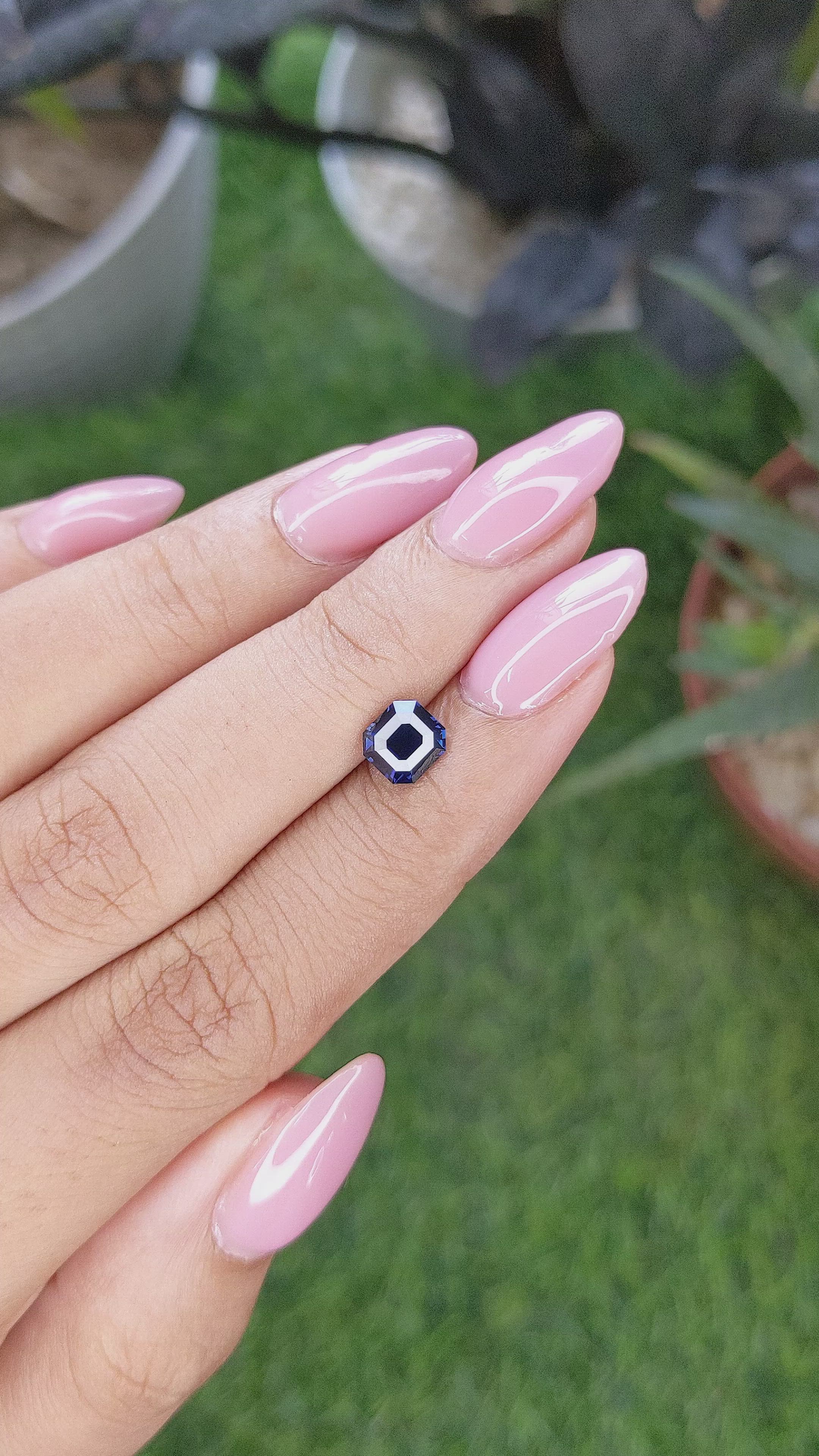 1.15 Ct. Blue Sapphire from Madagascar Size Video