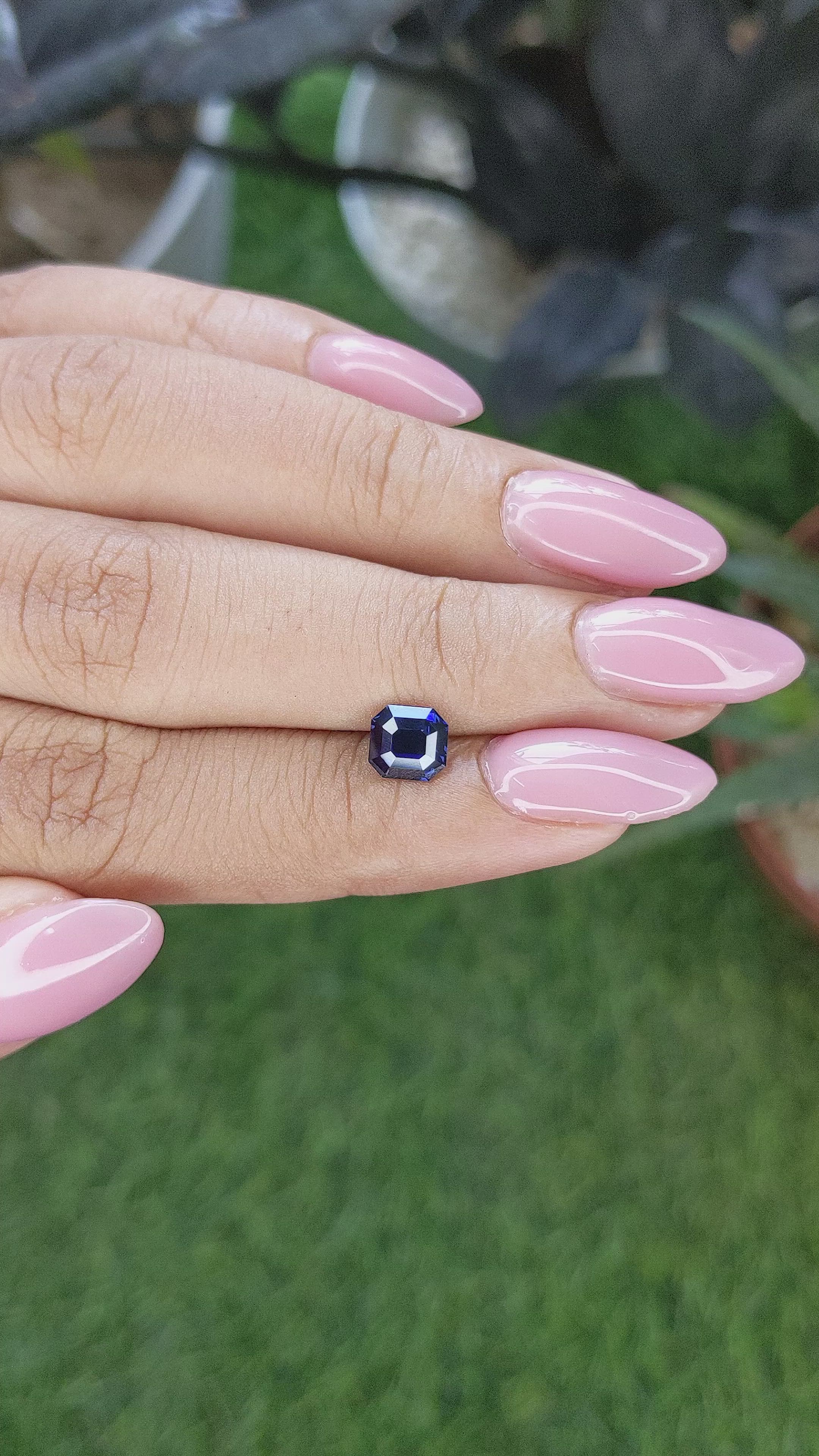 1.15 Ct. Blue Sapphire from Madagascar Size Video