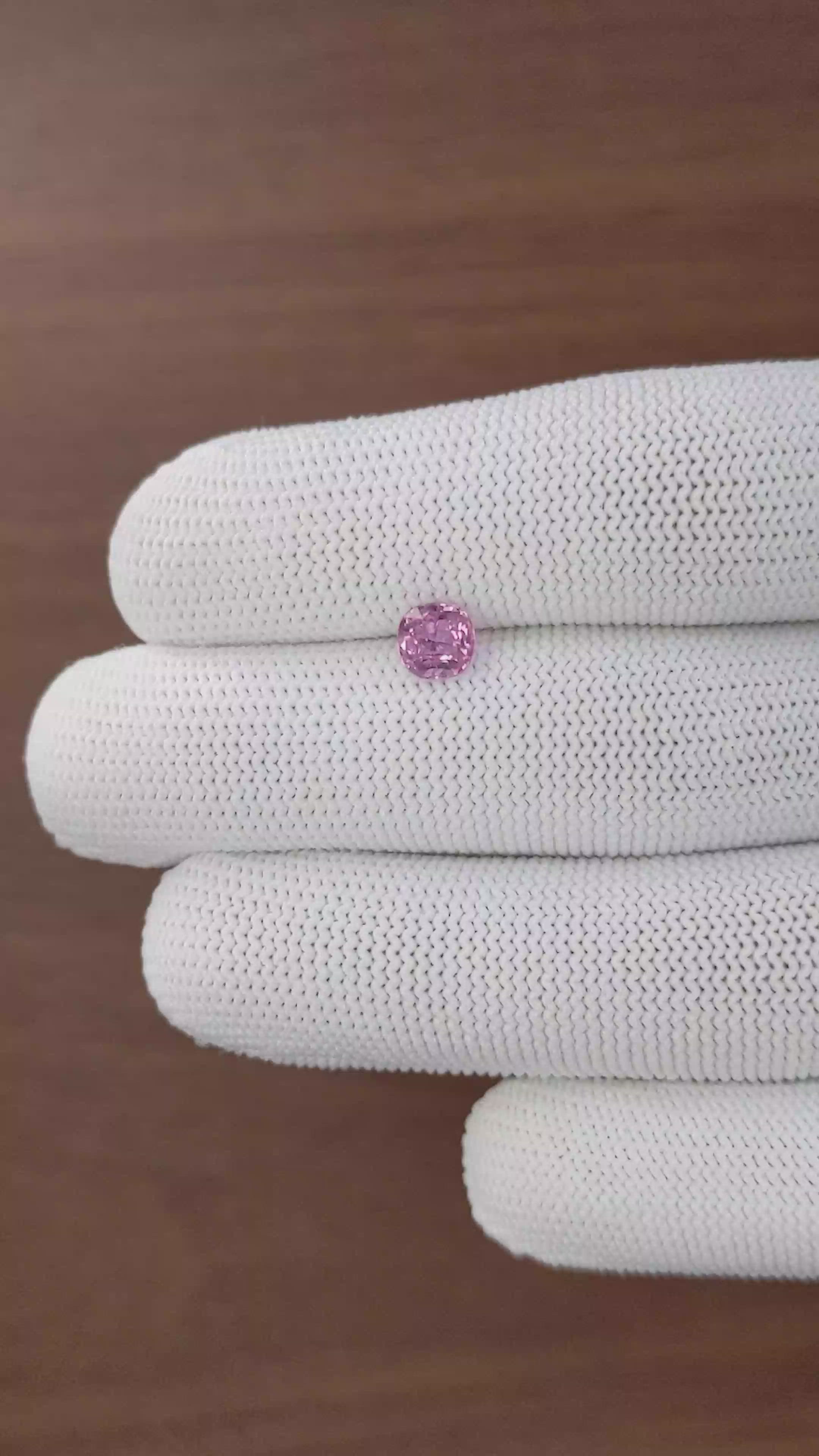 1.09 Ct. Pink Sapphire from Madagascar Size Video