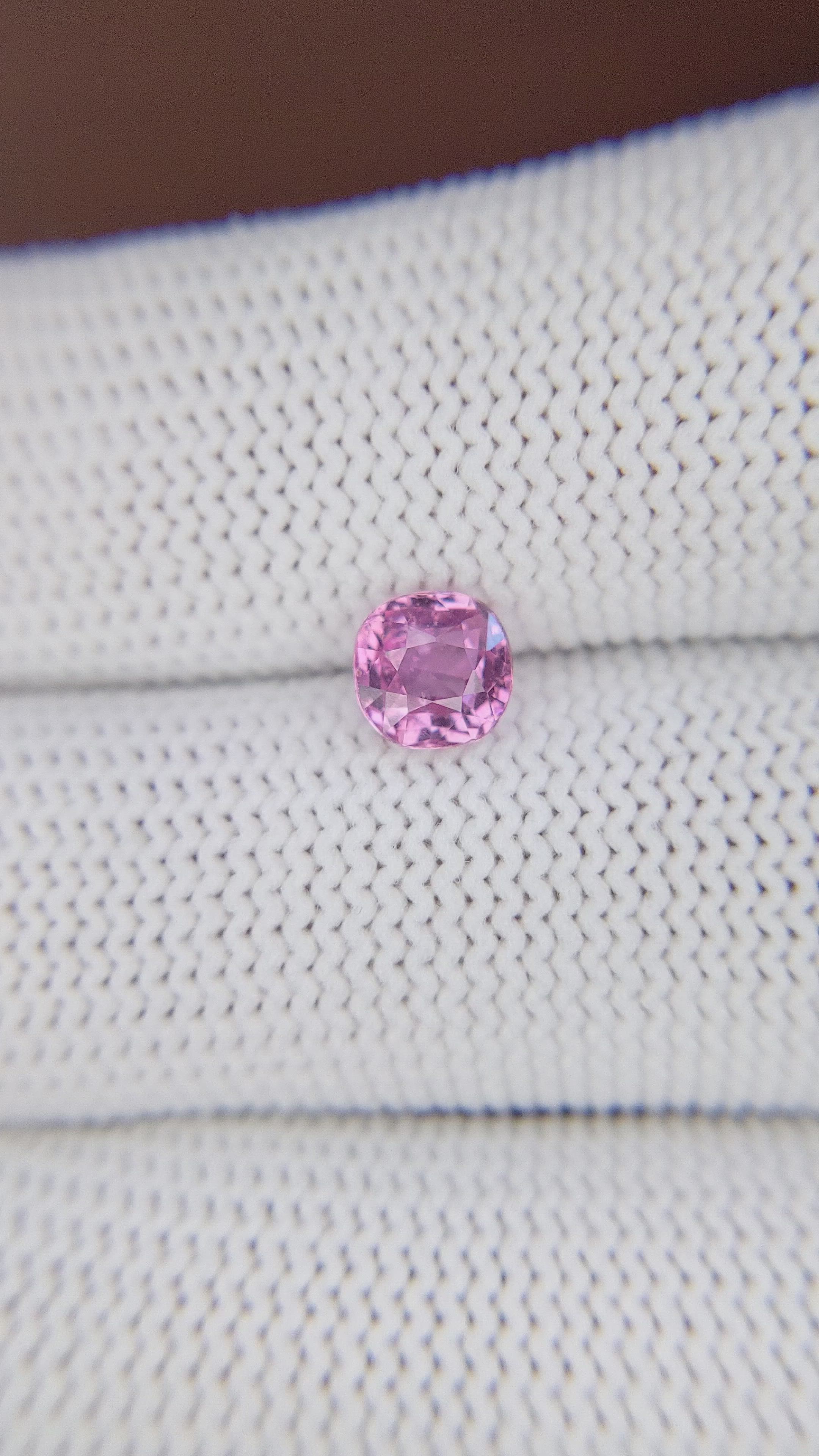 1.09 Ct. Pink Sapphire from Madagascar Size Video