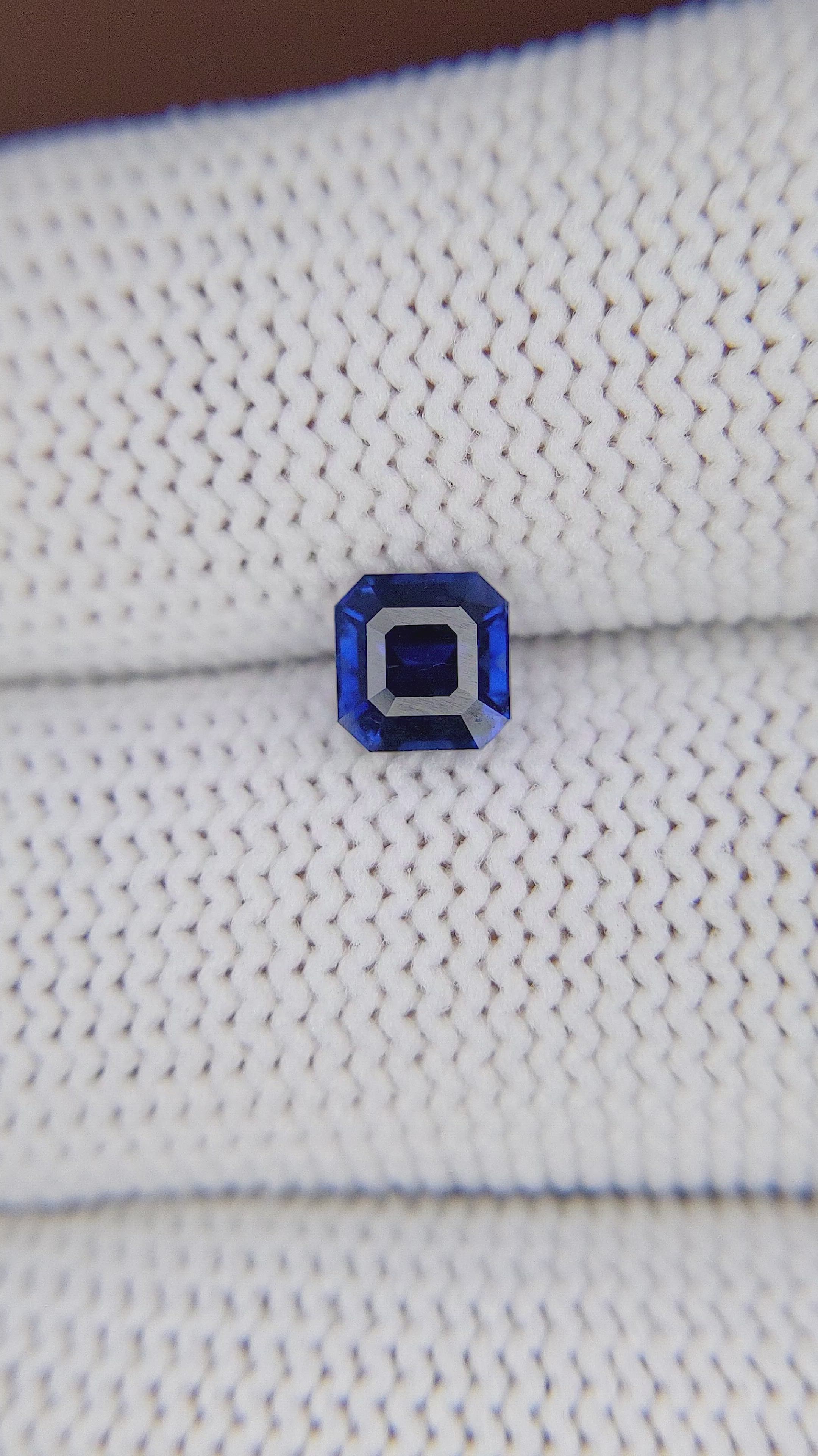 1.03 Ct. Blue Sapphire from Madagascar Size Video