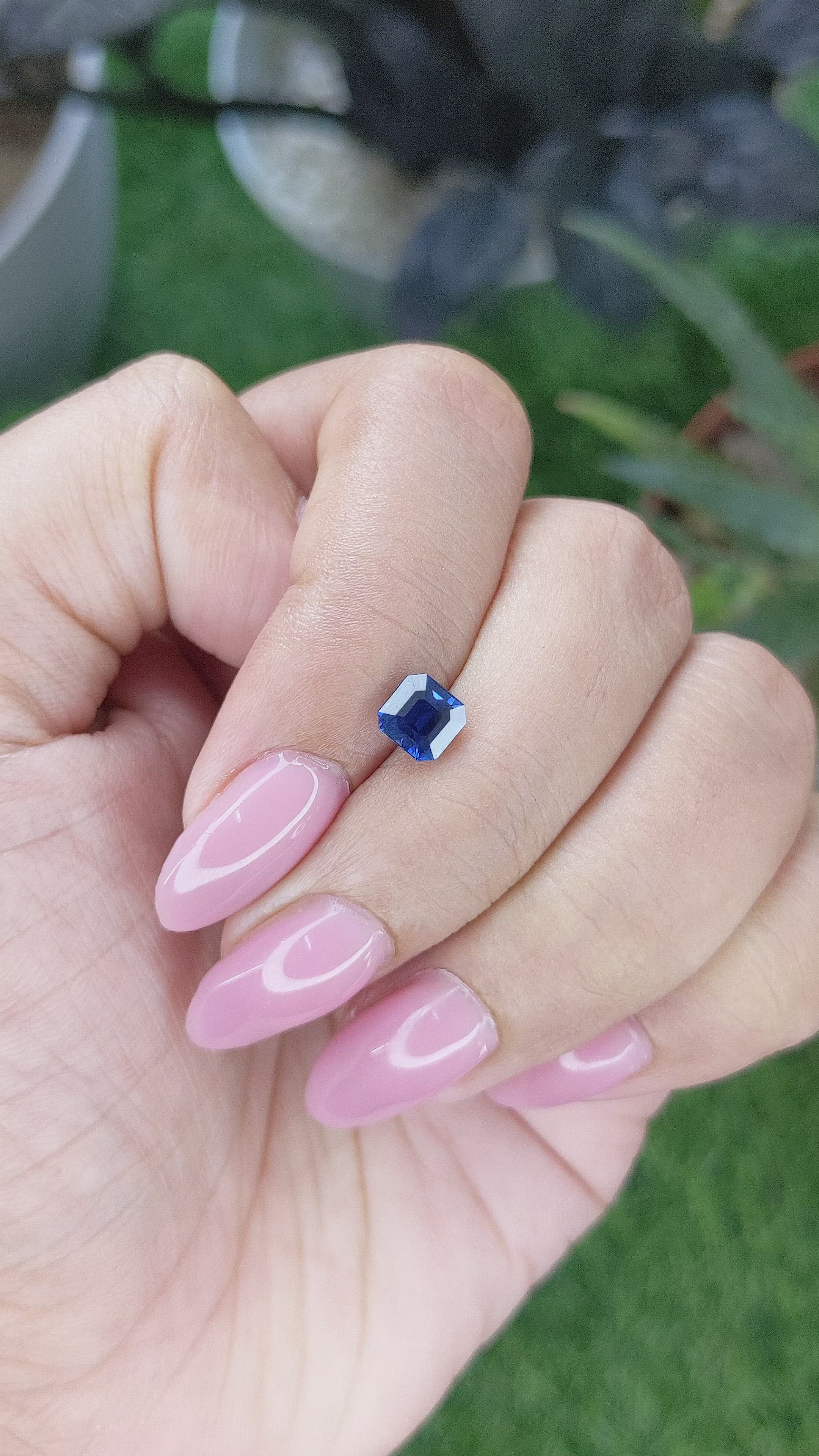 1.03 Ct. Blue Sapphire from Madagascar Size Video