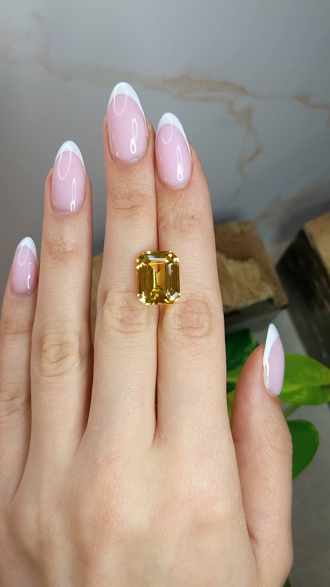 12.33 Ct. Yellow Sapphire from Ceylon (Sri Lanka) Size Video