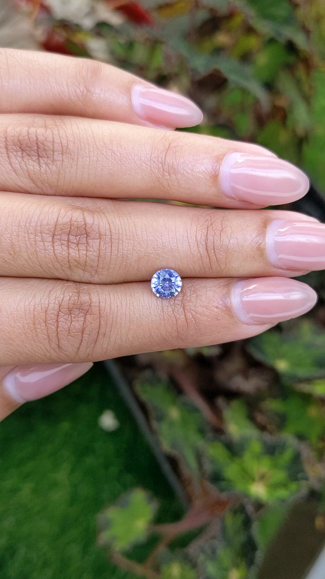 1.00 Ct. Blue Sapphire from Ceylon (Sri Lanka) Size Video