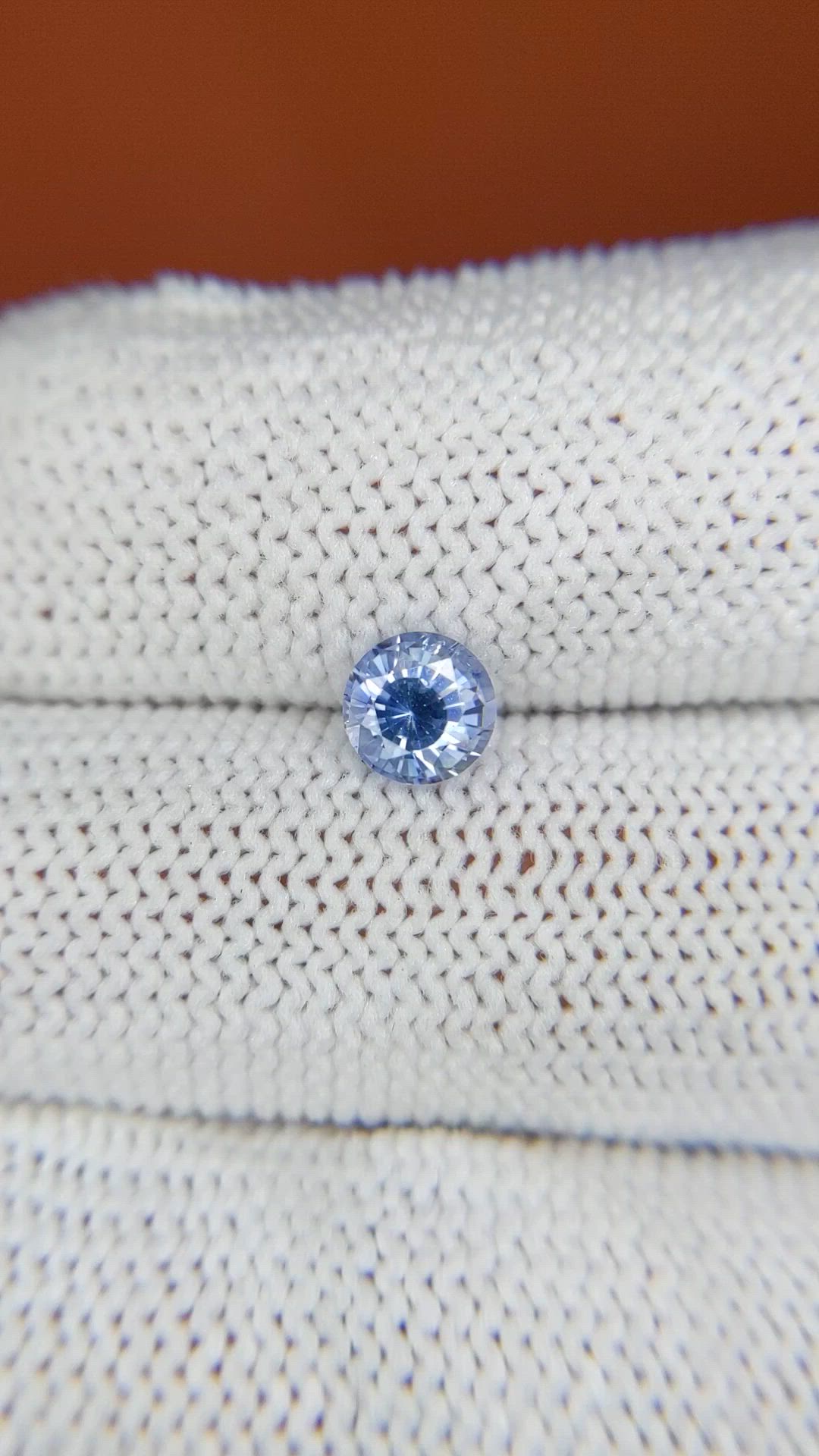0.80 Ct. Blue Sapphire from Ceylon (Sri Lanka) Size Video