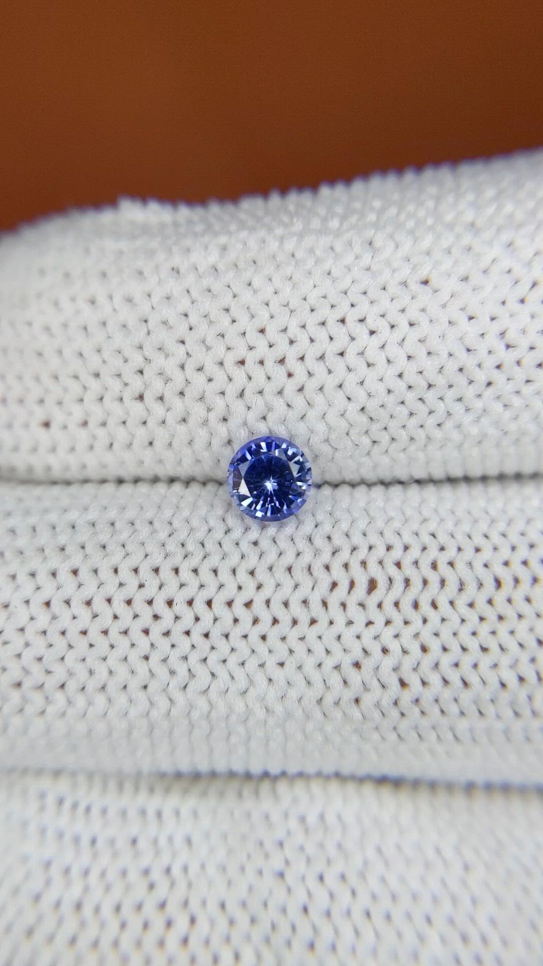 0.59 Ct. Blue Sapphire from Ceylon (Sri Lanka) Size Video