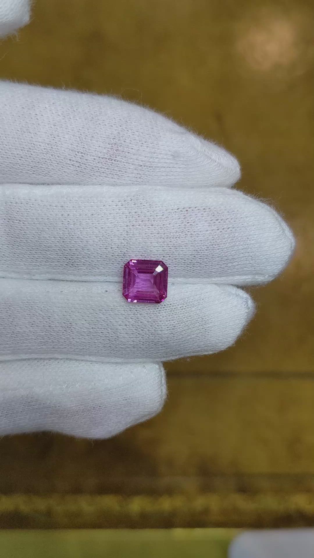 2.01 Ct. Pink Sapphire from Ceylon (Sri Lanka) Size Video
