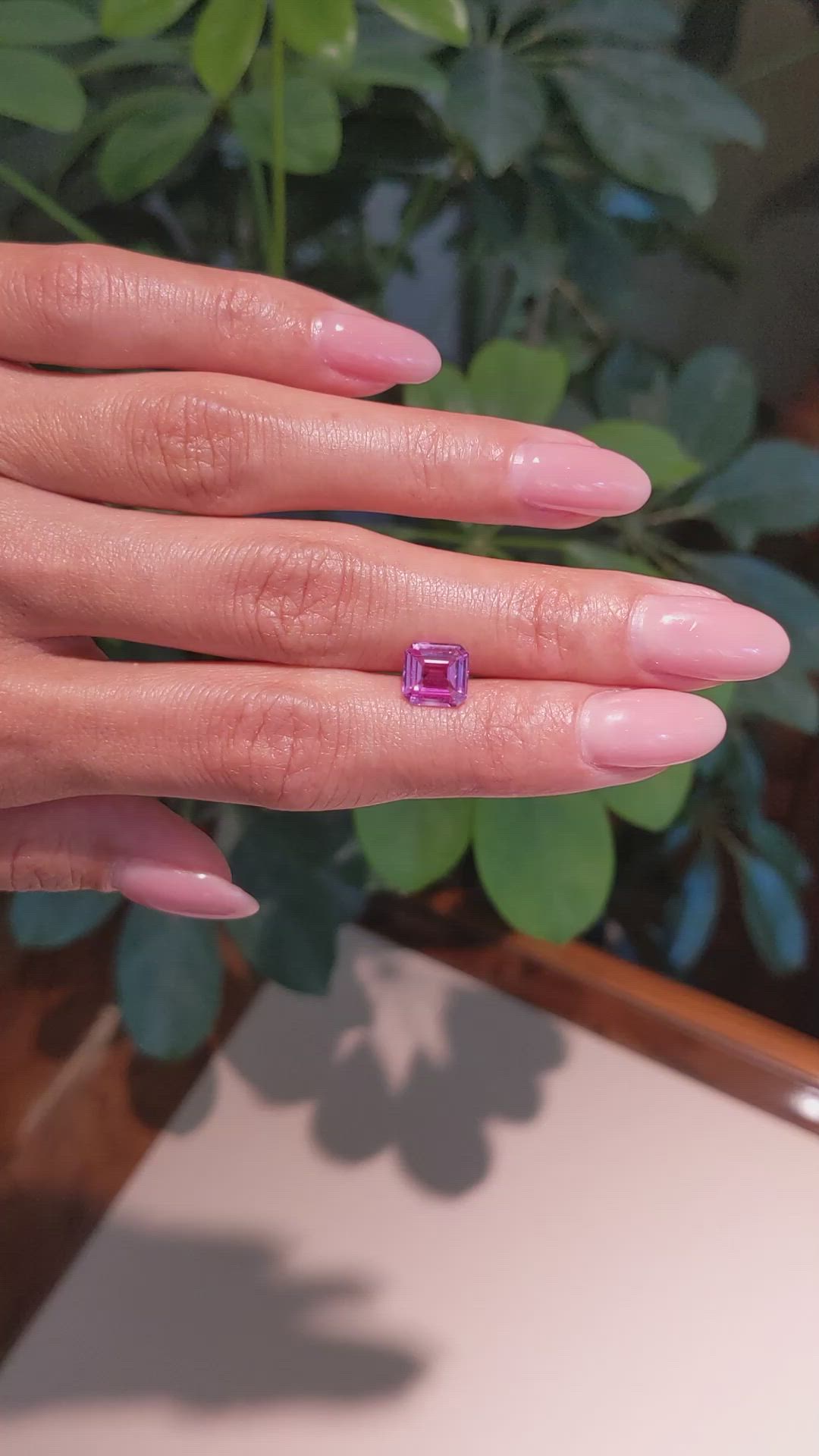 2.01 Ct. Pink Sapphire from Madagascar Size Video