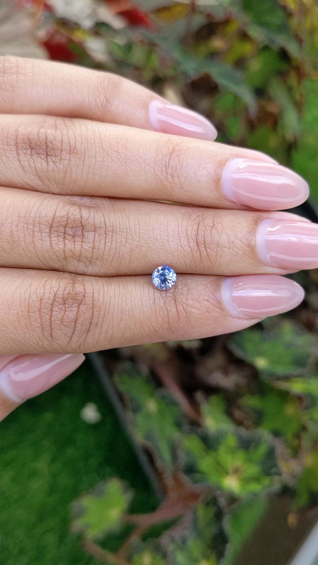 0.70 Ct. Blue Sapphire from Ceylon (Sri Lanka) Size Video