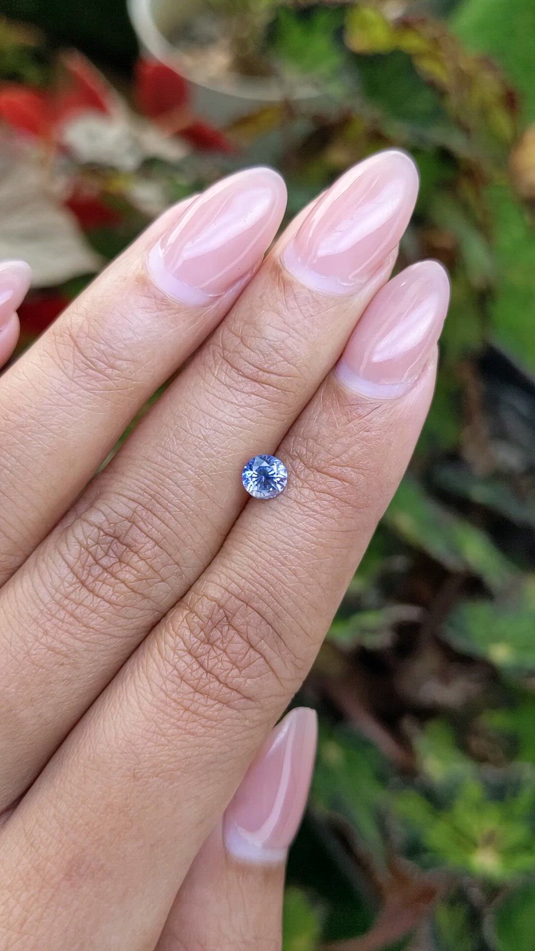 0.70 Ct. Blue Sapphire from Ceylon (Sri Lanka) Size Video
