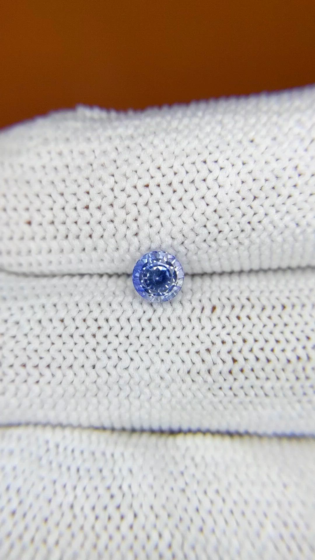 0.70 Ct. Blue Sapphire from Ceylon (Sri Lanka) Size Video