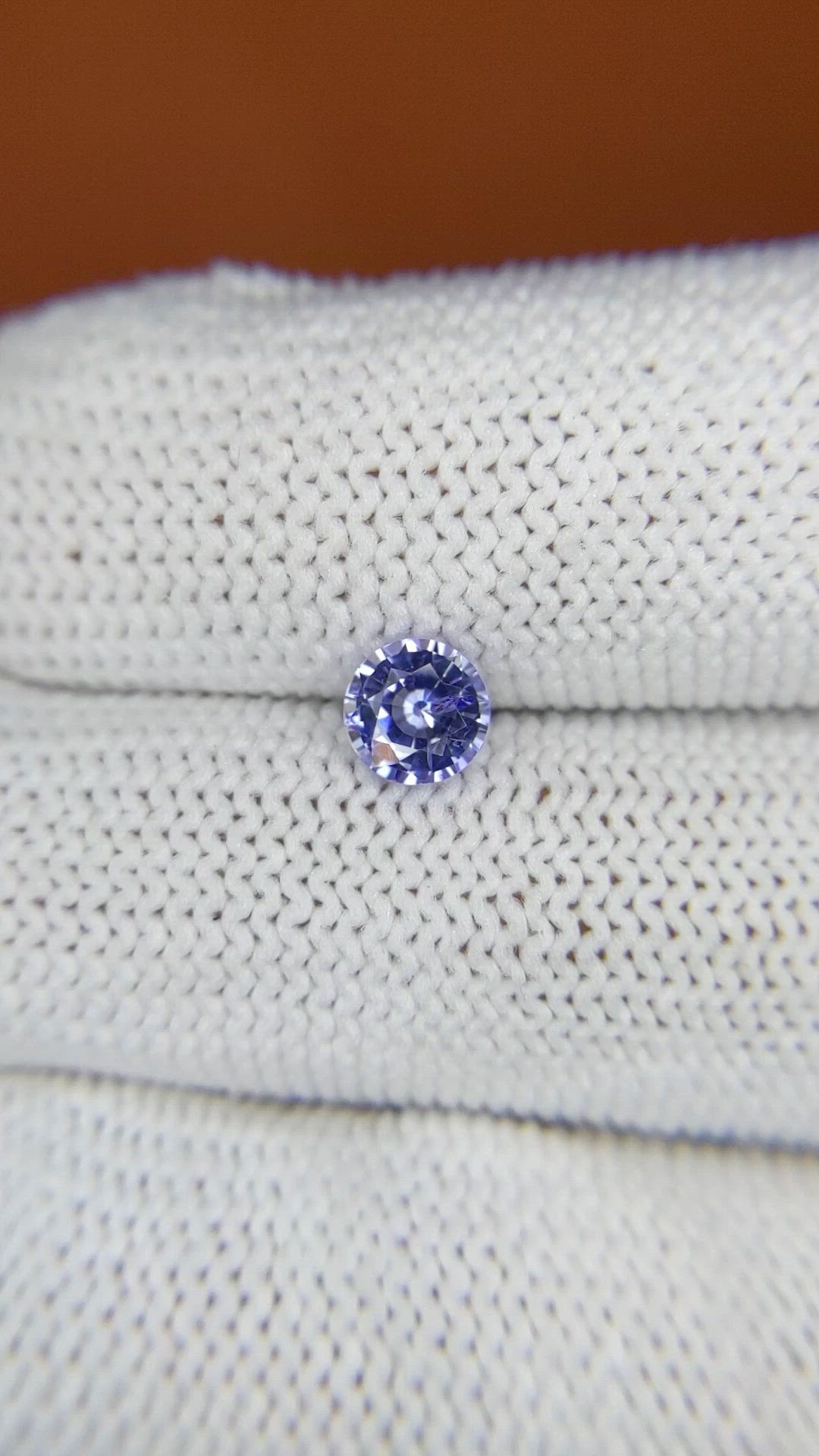 0.73 Ct. Blue Sapphire from Ceylon (Sri Lanka) Size Video