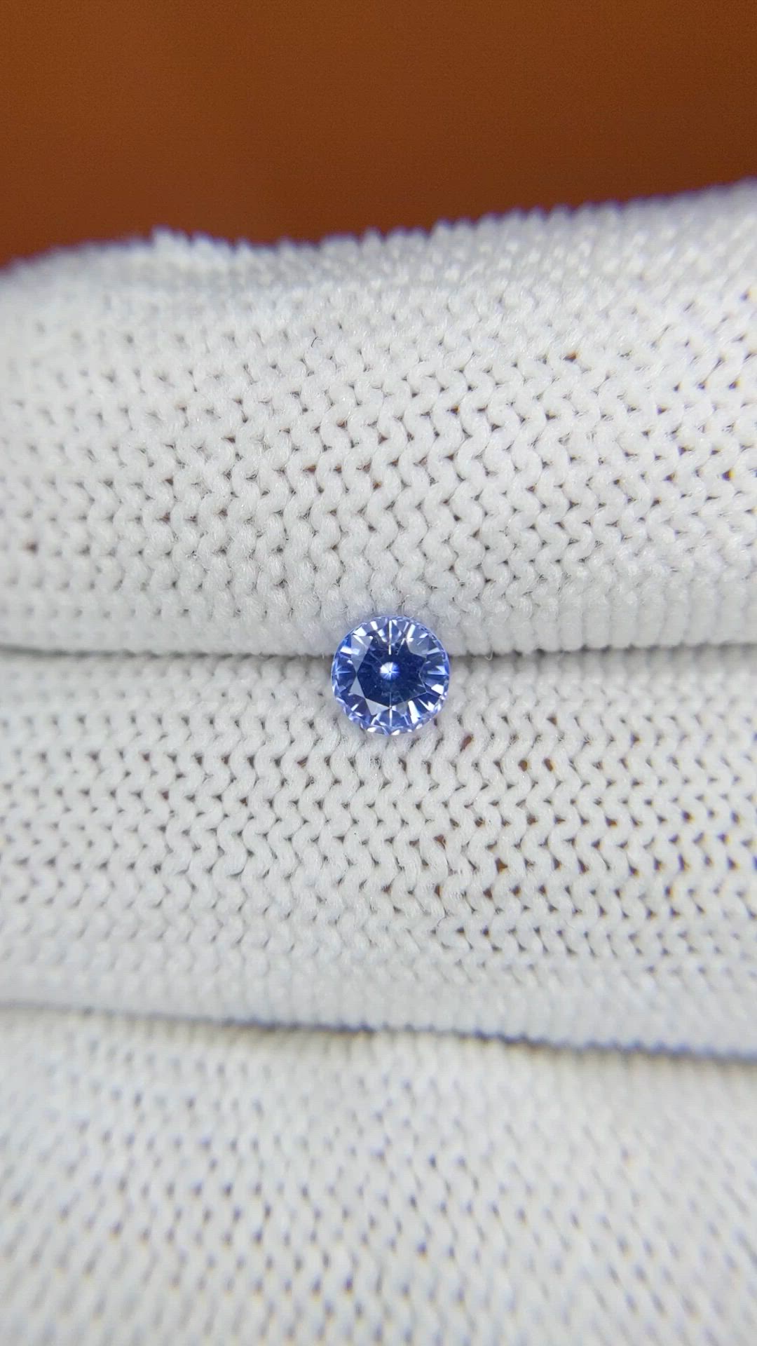 0.53 Ct. Blue Sapphire from Ceylon (Sri Lanka) Size Video