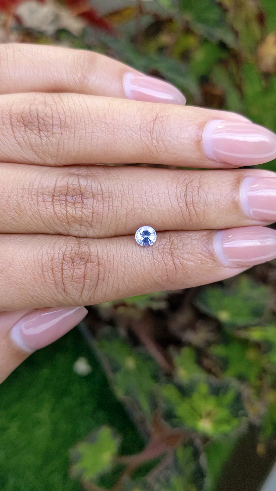 0.60 Ct. Blue Sapphire from Ceylon (Sri Lanka) Size Video
